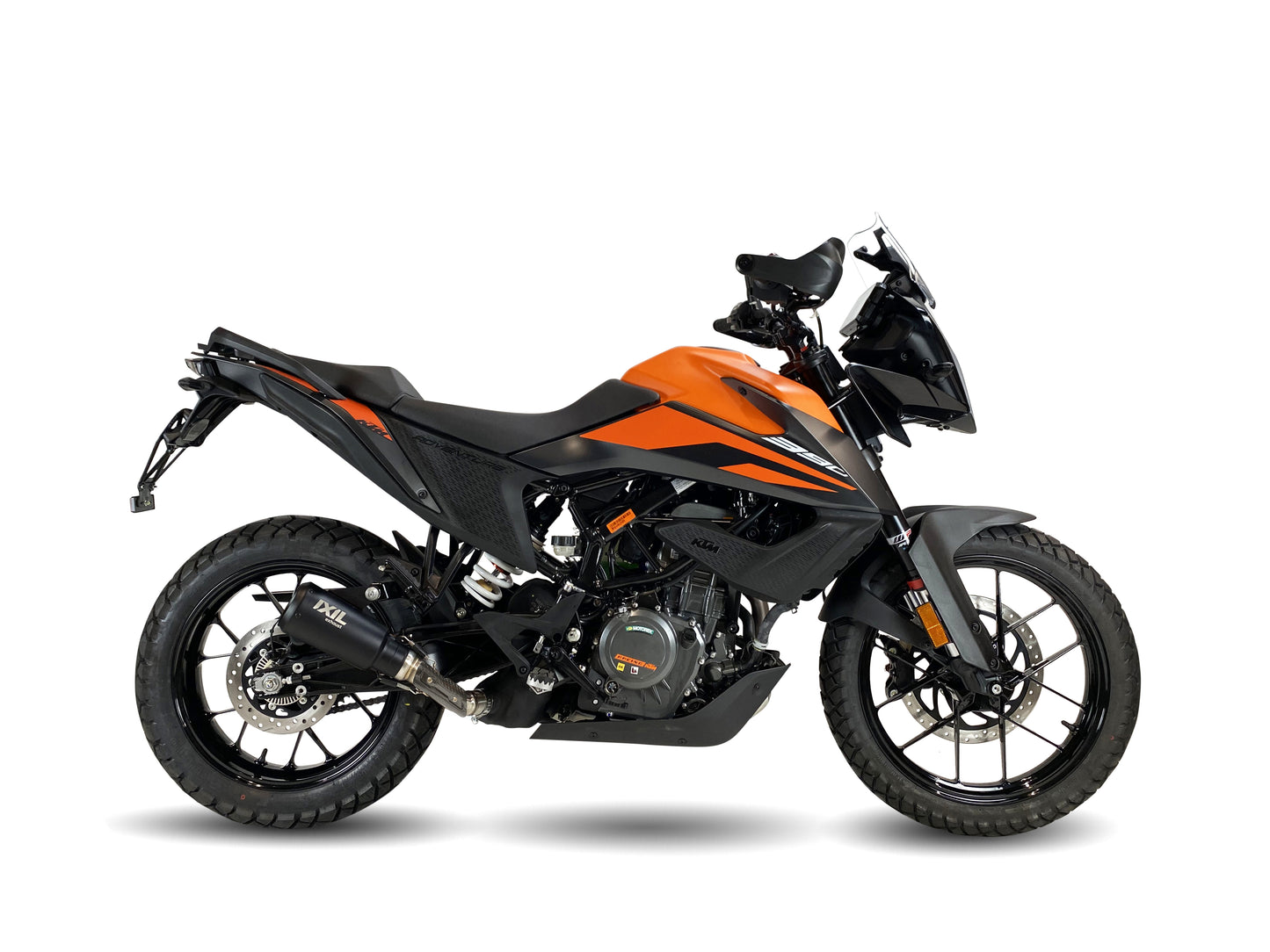 IXIL RB Edelstahl black Auspuff passend für KTM 390 ADVENTURE 2020-2024