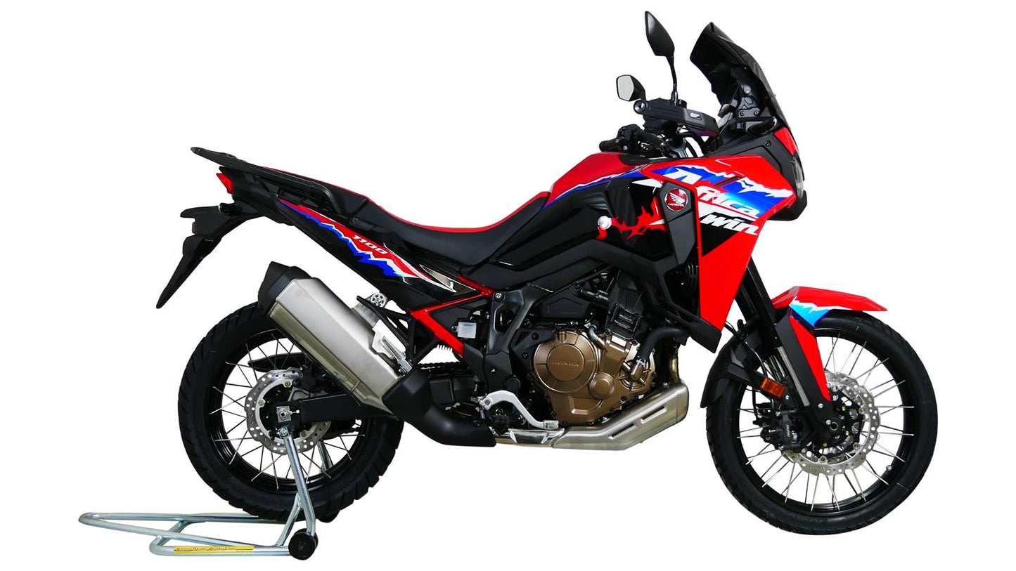 MRA Tourenscheibe "TM" schwarz passend für Honda CRF1100L AFRICA TWIN 2024-