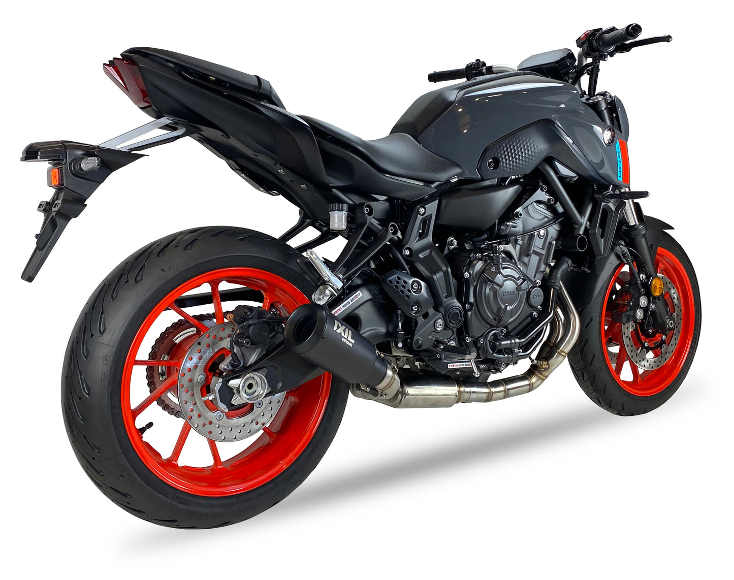IXIL RB Edelstahl black Auspuff passend für Yamaha MT-07 2014-2020