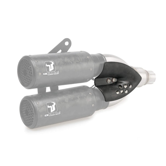 IXRACE Hitzeschild für IXRACE DCX2 Doubleexit Carbon - Kama Bike Parts