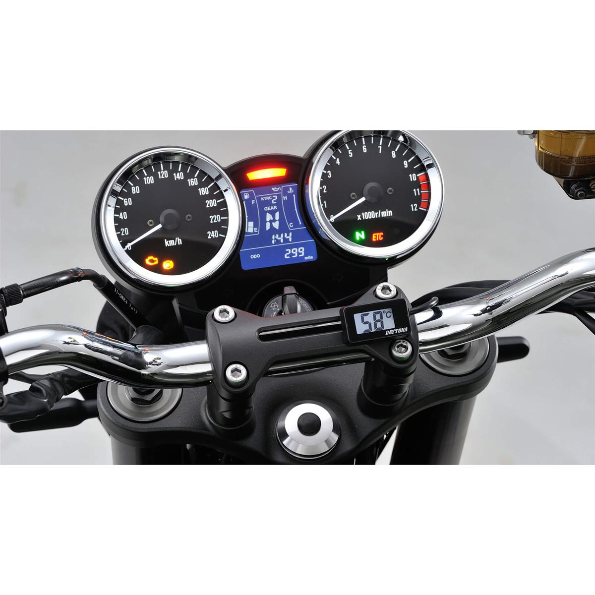 DAYTONA Digitale Universal-Temperaturanzeige COMPACT - Kama Bike Parts