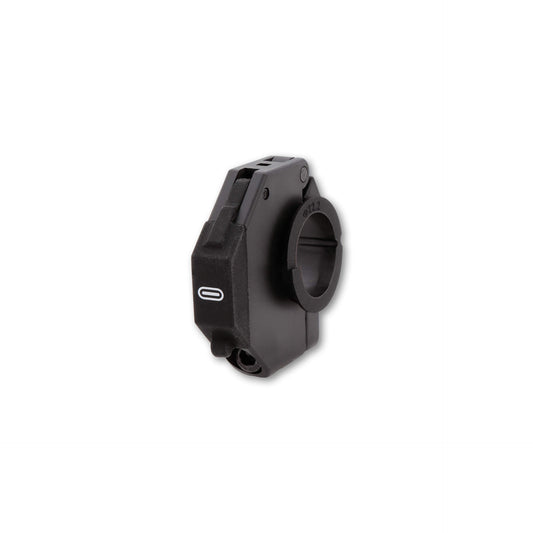 DAYTONA SLIM 1-fach USB Typ C Steckdose zur Lenkermontage 5V/ 3A 9V/ 2A,12V/1,5A - Kama Bike Parts