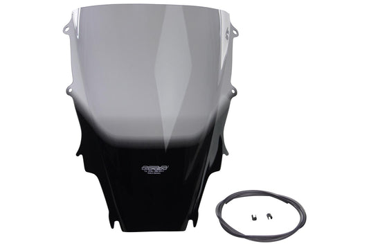 MRA Racingscheibe "R" rauchgrau passend für Triumph DAYTONA 675 2009-2012