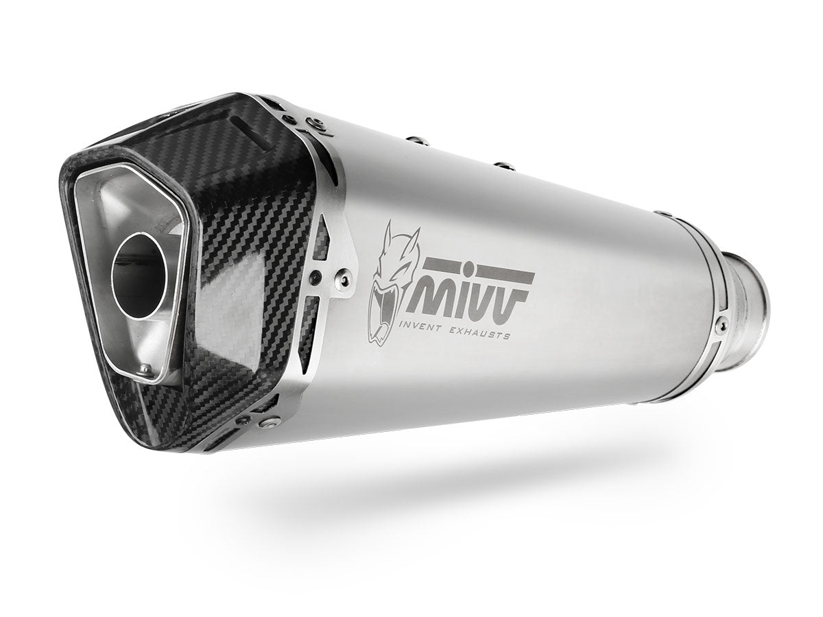 MIVV Delta Race Auspuff Edelstahl passend für KAWASAKI Versys 1000 2019-2024