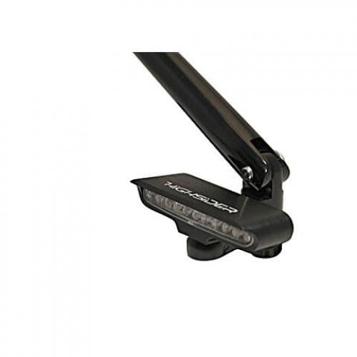 HIGHSIDER Stripe Motorrad LED Blinker Schwarz Klar E-geprüft Paar