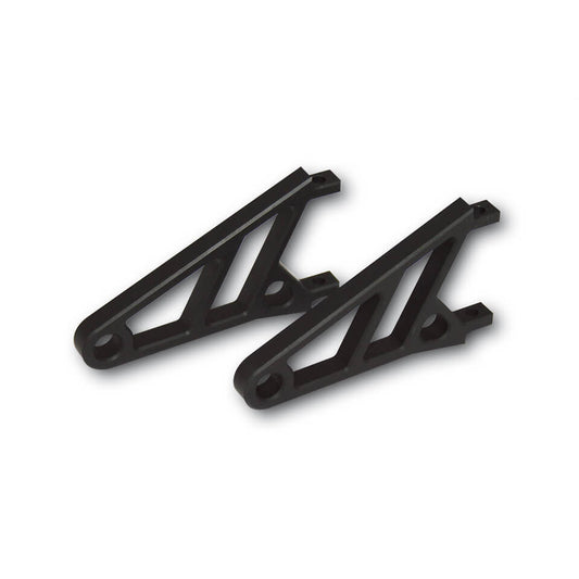 HIGHSIDER CNC Motorrad Scheinwerferhalter Aluminium Schwarz (Paar)