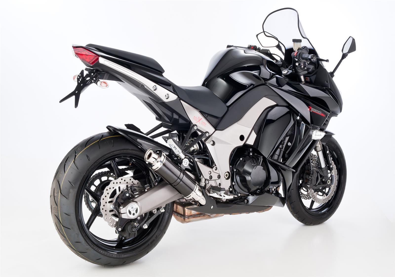 HURRIC Supersport Auspuff Super Short passend für Kawasaki Z1000 SX 2014-2016 - Kama Bike Parts