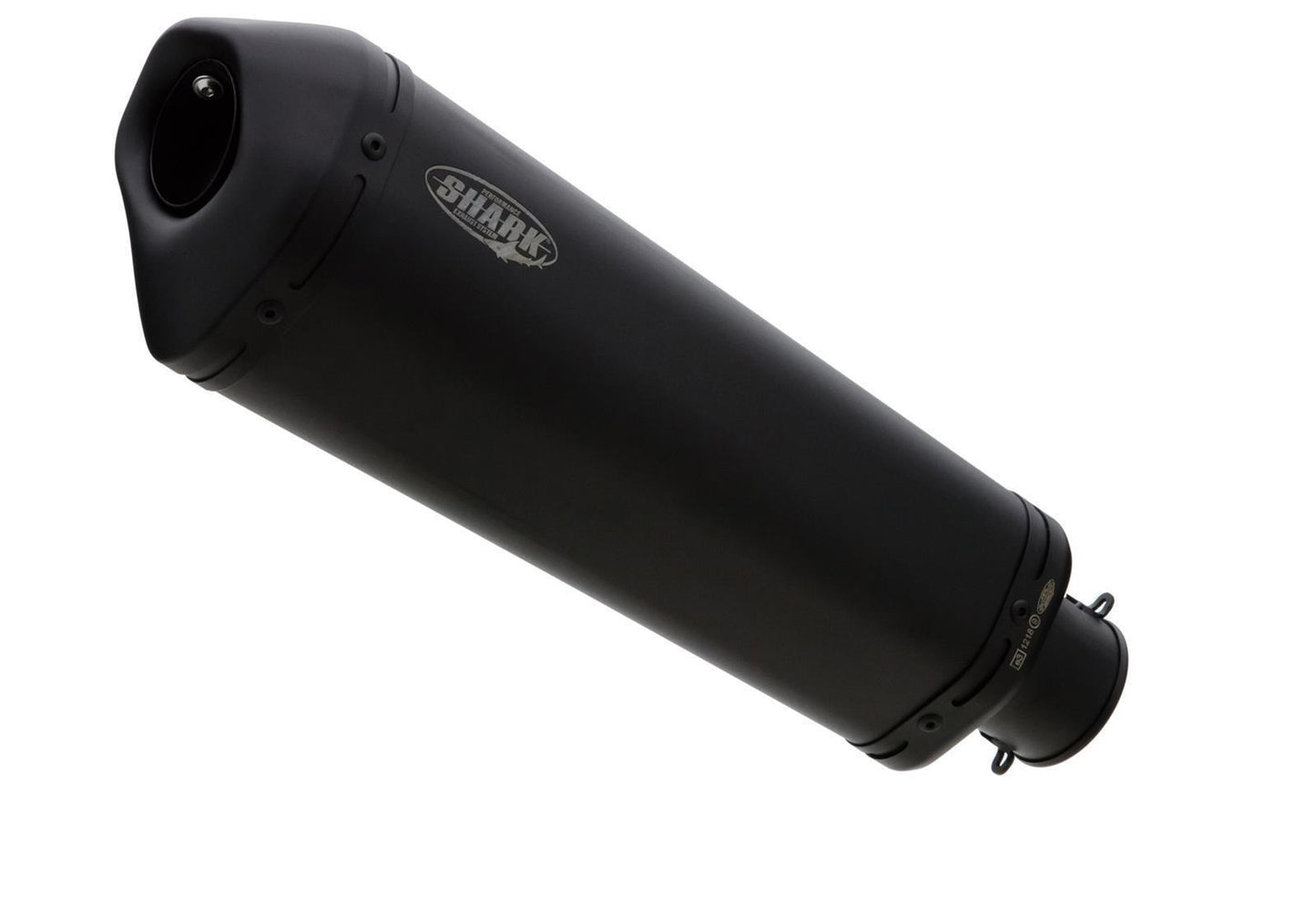 SHARK DSX-10 Auspuff Schwarz passend für Kawasaki Ninja 400 2022-2024