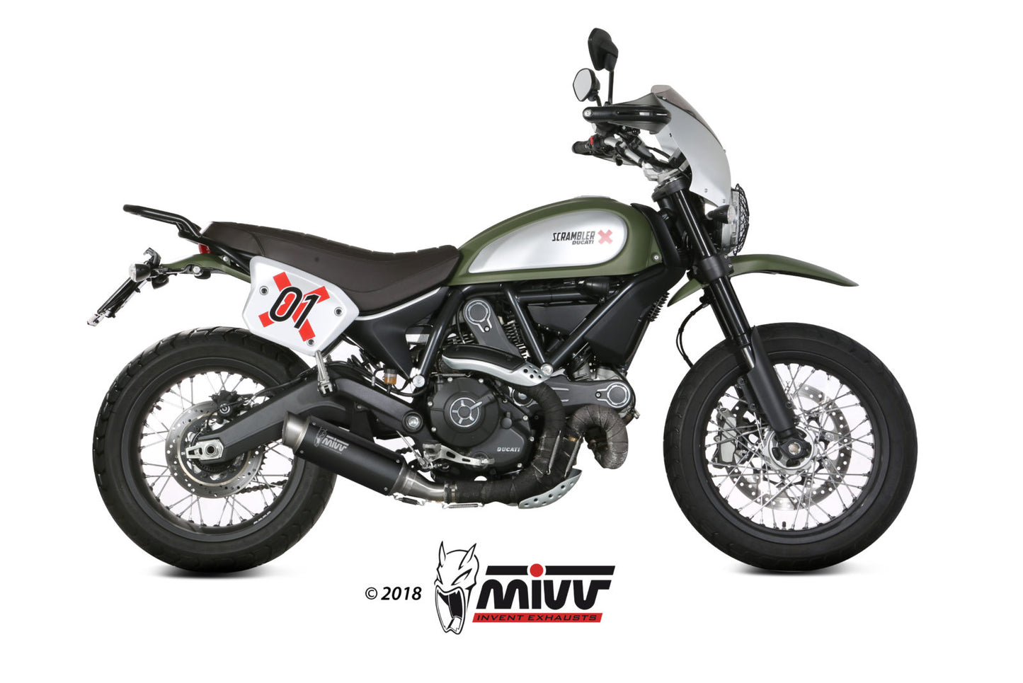 MIVV GPpro Auspuff passend für DUCATI SCRAMBLER 800 2015-2020