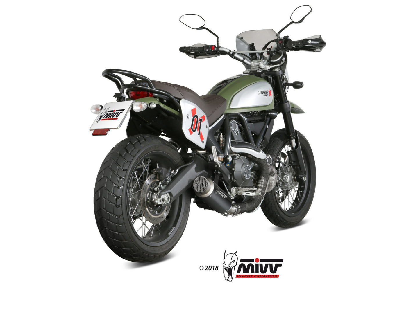 MIVV GPpro Auspuff passend für DUCATI SCRAMBLER 800 2015-2020