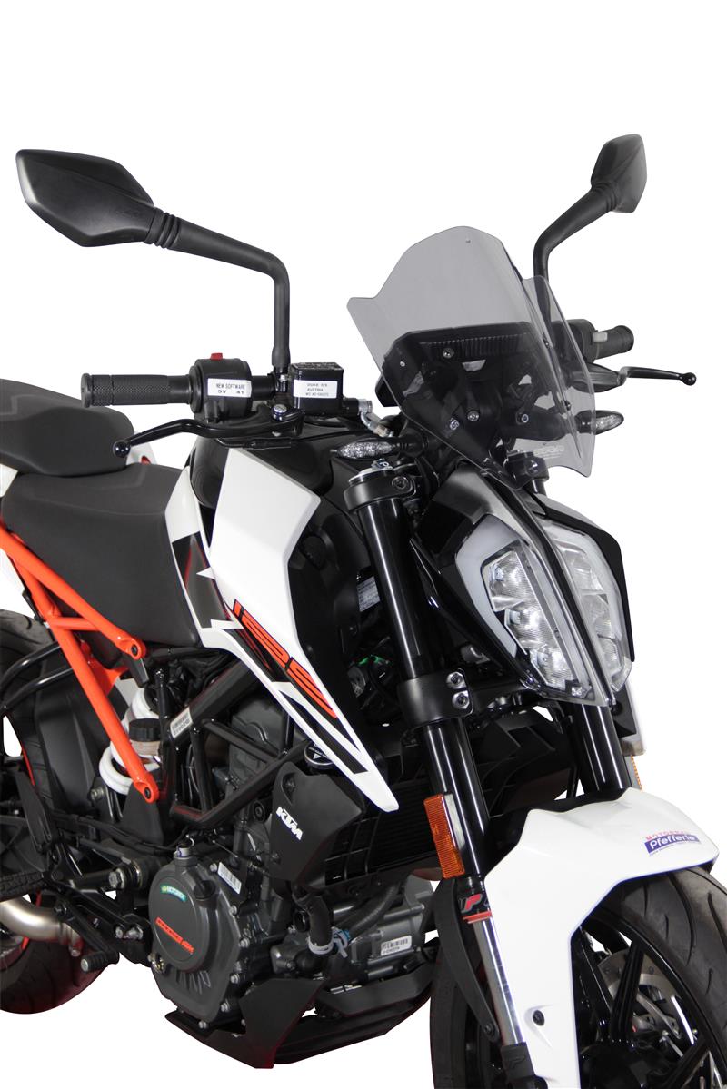 MRA Sportscheibe NSPM rauchgrau passend für KTM DUKE 125 / 390 2017-2023
