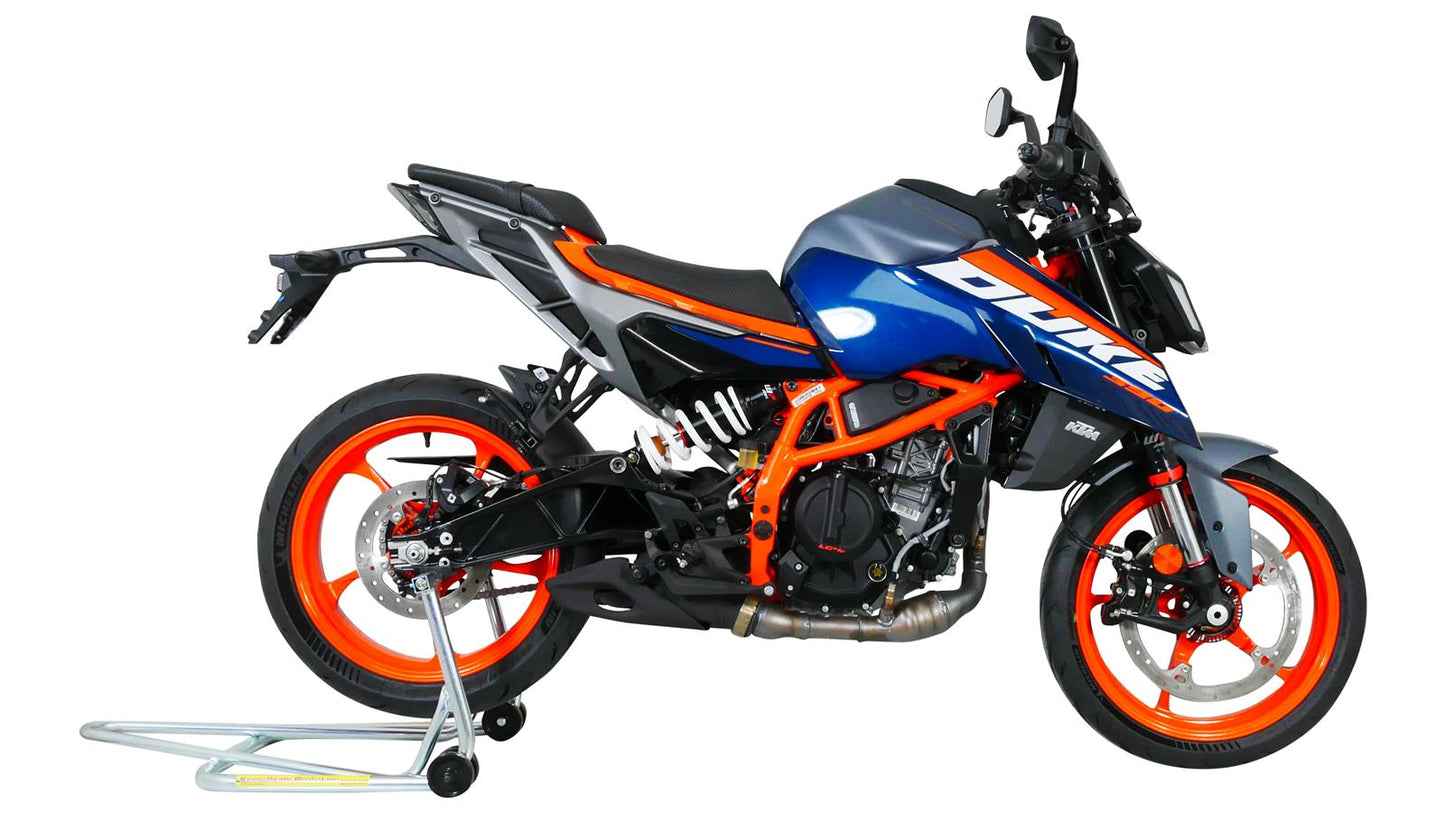 MRA Sportscheibe "NSPM" schwarz passend für KTM 390 DUKE 2024-