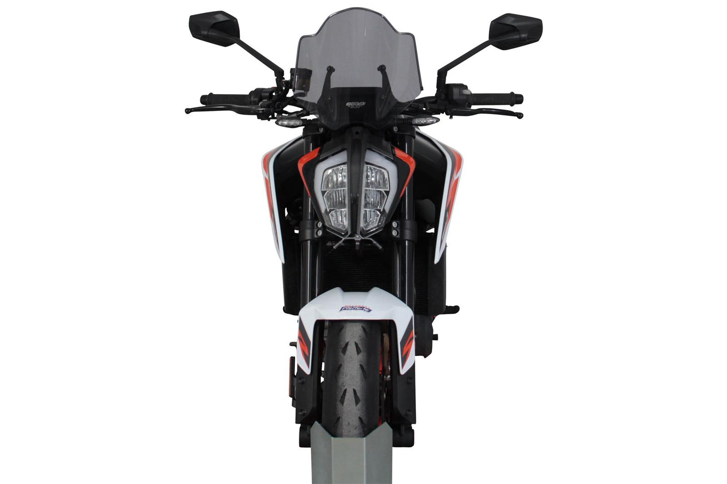 MRA Racingscheibe "NRM" rauchgrau passend für KTM DUKE 890 R 2019-