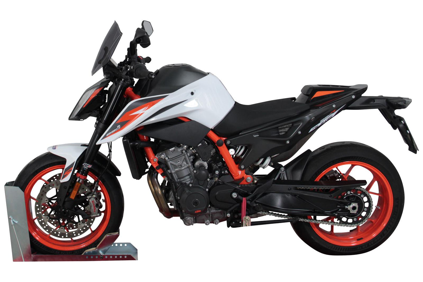 MRA Racingscheibe "NRM" rauchgrau passend für KTM DUKE 890 R 2019-