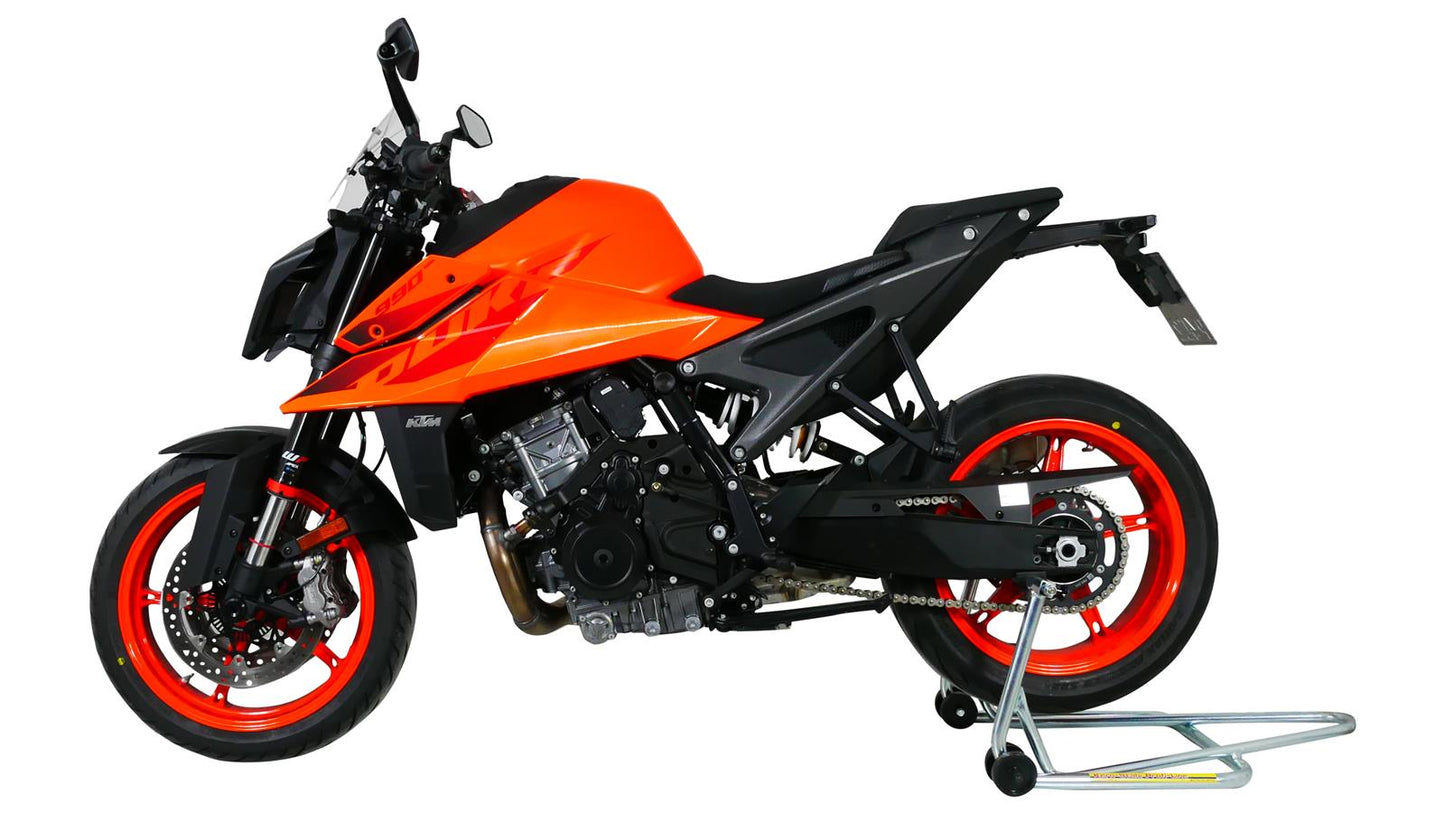 MRA Sportscheibe "NSPM" klar passend für KTM 990 DUKE 2024-