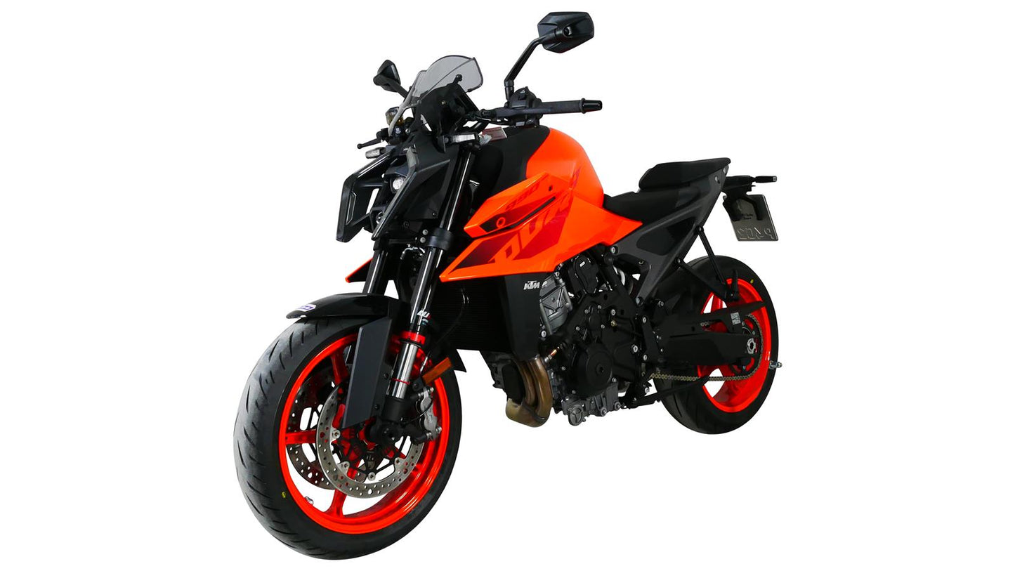 MRA Sportscheibe "NSPM" rauchgrau passend für KTM 990 DUKE 2024-