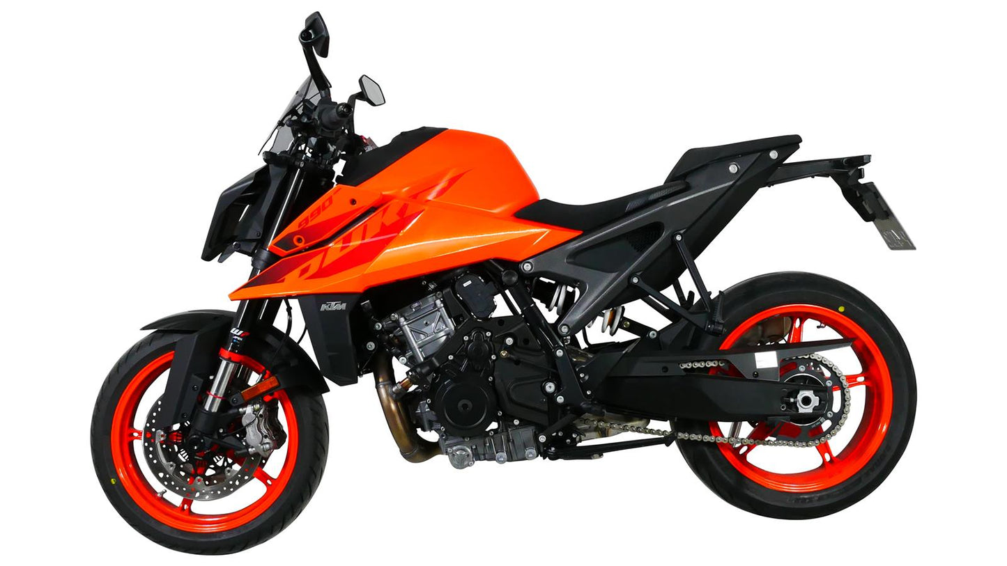 MRA Sportscheibe "NSPM" rauchgrau passend für KTM 990 DUKE 2024-