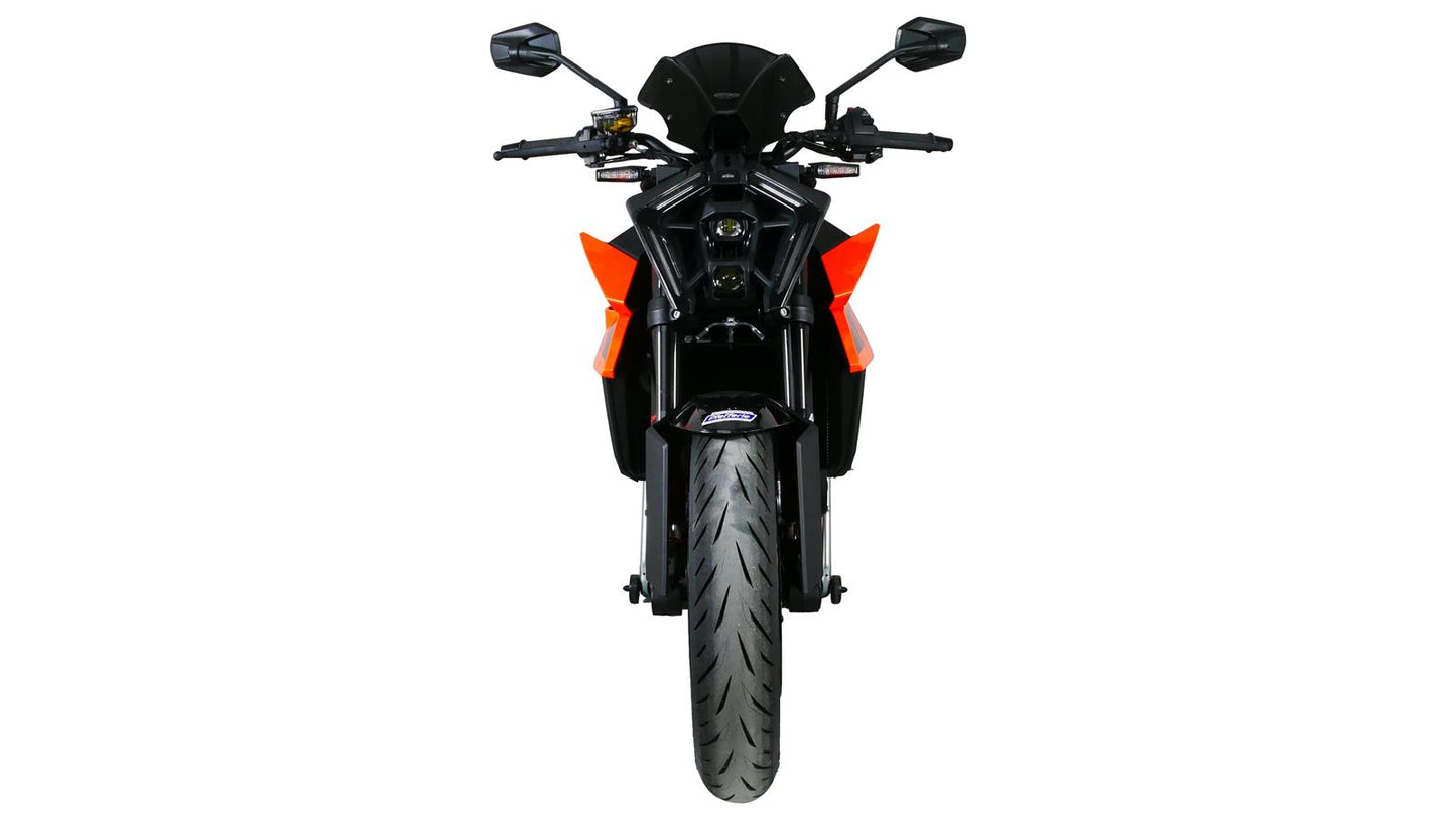MRA Sportscheibe "NSPM" schwarz passend für KTM 990 DUKE 2024-