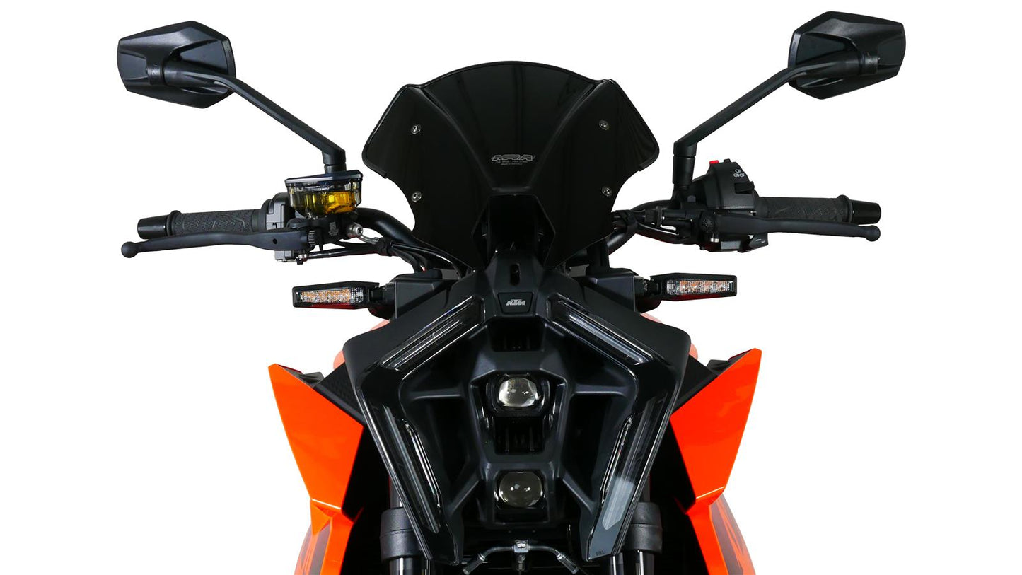 MRA Sportscheibe "NSPM" schwarz passend für KTM 990 DUKE 2024-