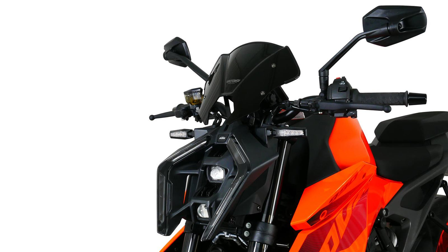 MRA Sportscheibe "NSPM" schwarz passend für KTM 990 DUKE 2024-