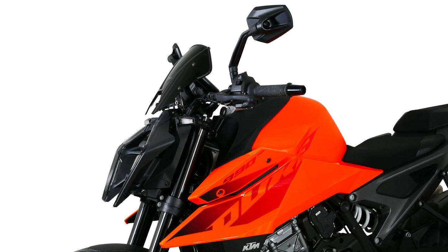 MRA Sportscheibe "NSPM" schwarz passend für KTM 990 DUKE 2024-