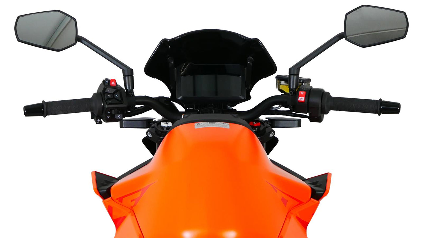 MRA Sportscheibe "NSPM" schwarz passend für KTM 990 DUKE 2024-