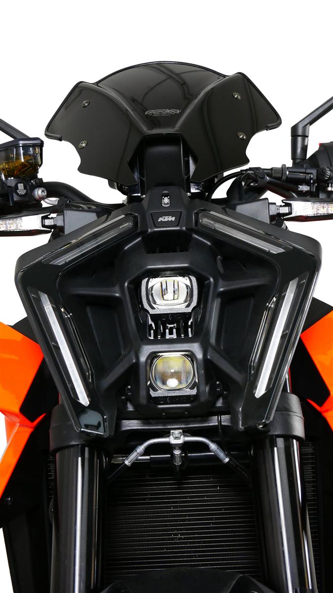 MRA Sportscheibe "NSPM" schwarz passend für KTM 990 DUKE 2024-