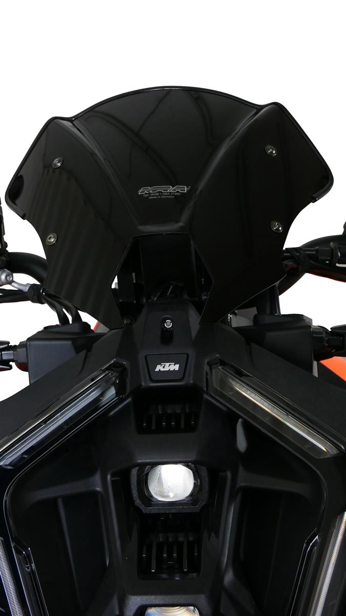 MRA Sportscheibe "NSPM" schwarz passend für KTM 990 DUKE 2024-