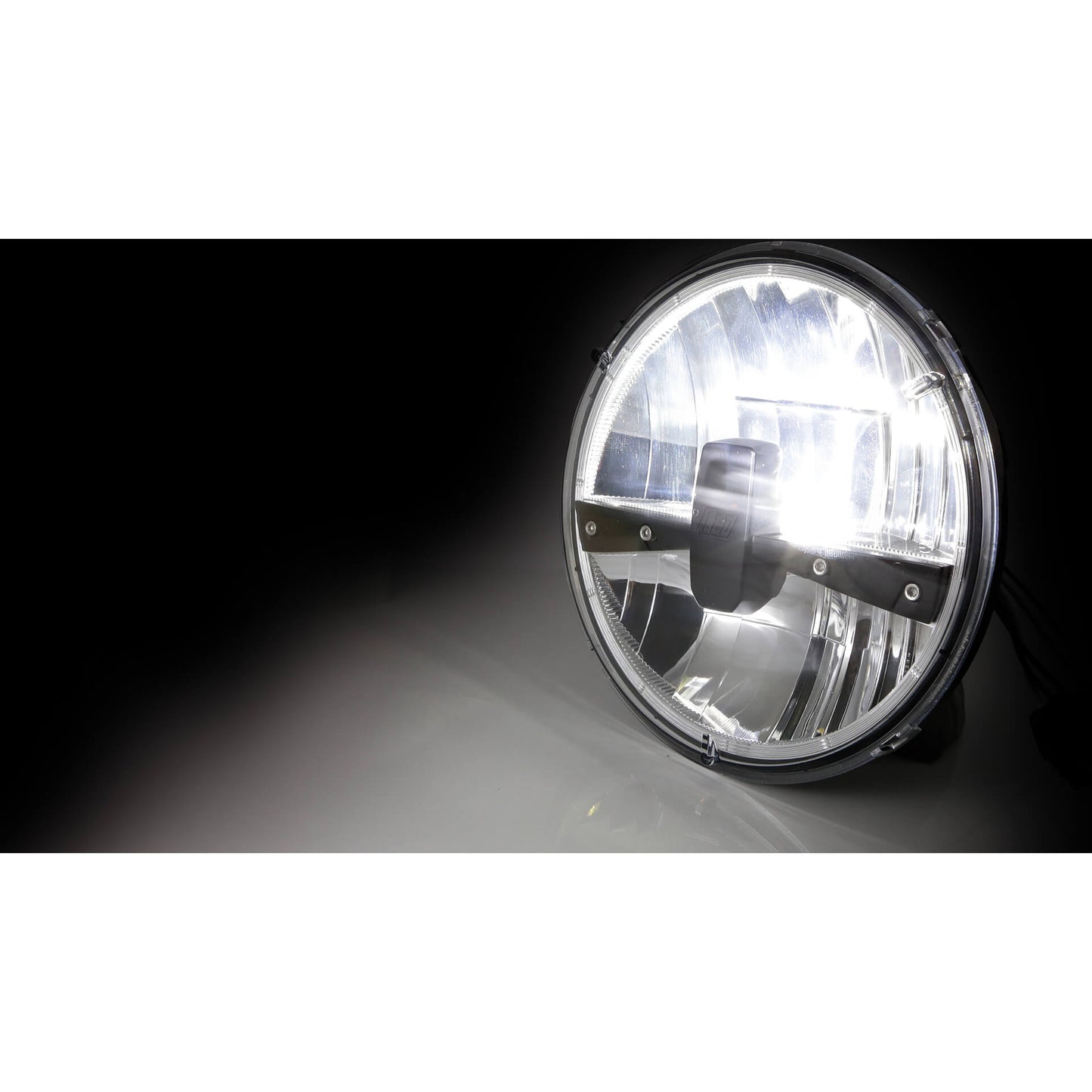 Highsider 7" LED Hauptscheinwerfereinsatz Typ 3 Schwarz – Motorrad E-geprüft