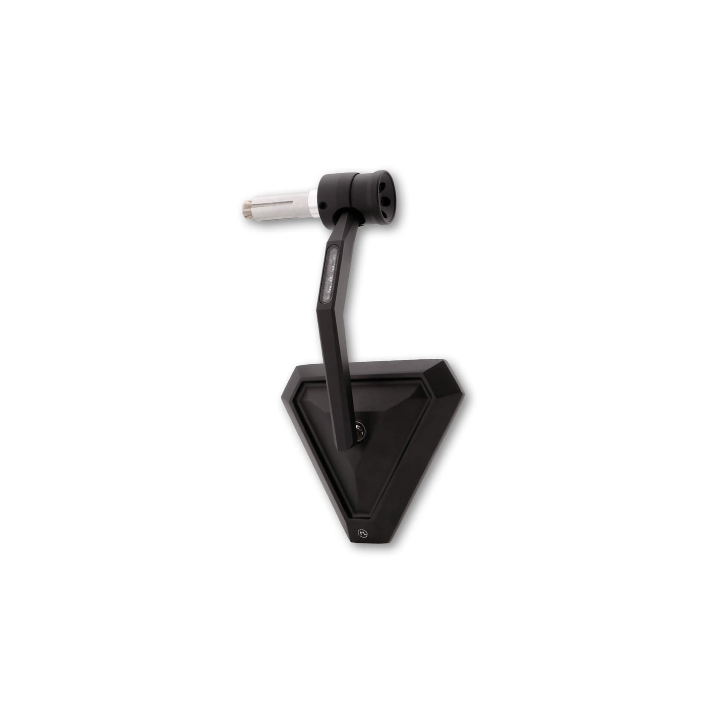 HIGHSIDER Tetra Motorrad Lenkerendenspiegel LED Blinker Schwarz E-geprüft 1Stck