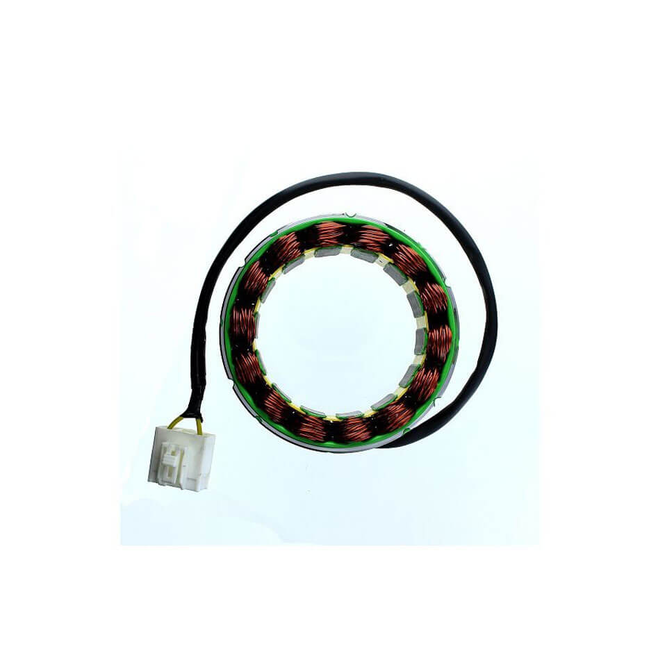 Lichtmaschine Stator ESG818 passend für Moto Guzzi (external type - 2 Kabel) - Kama Bike Parts
