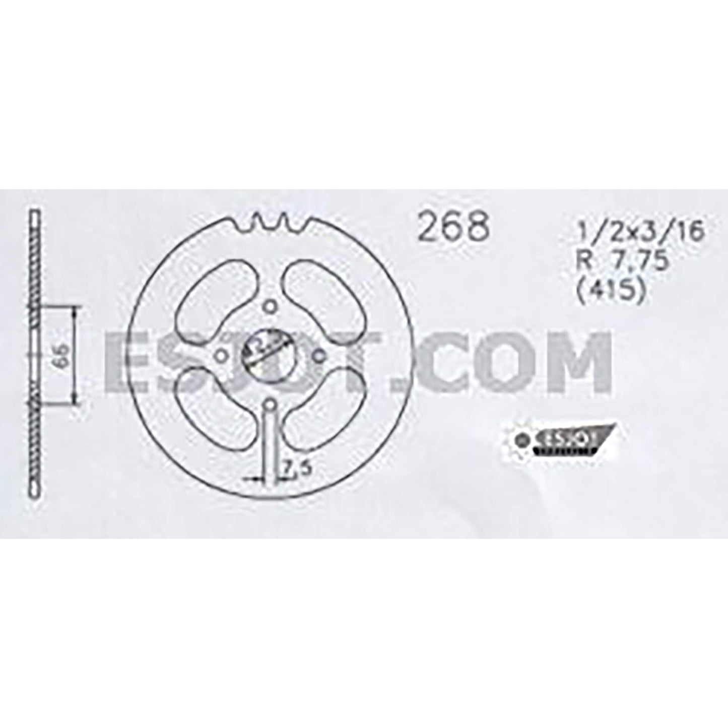 ESJOT Kettenrad 45 Zähne - Kama Bike Parts