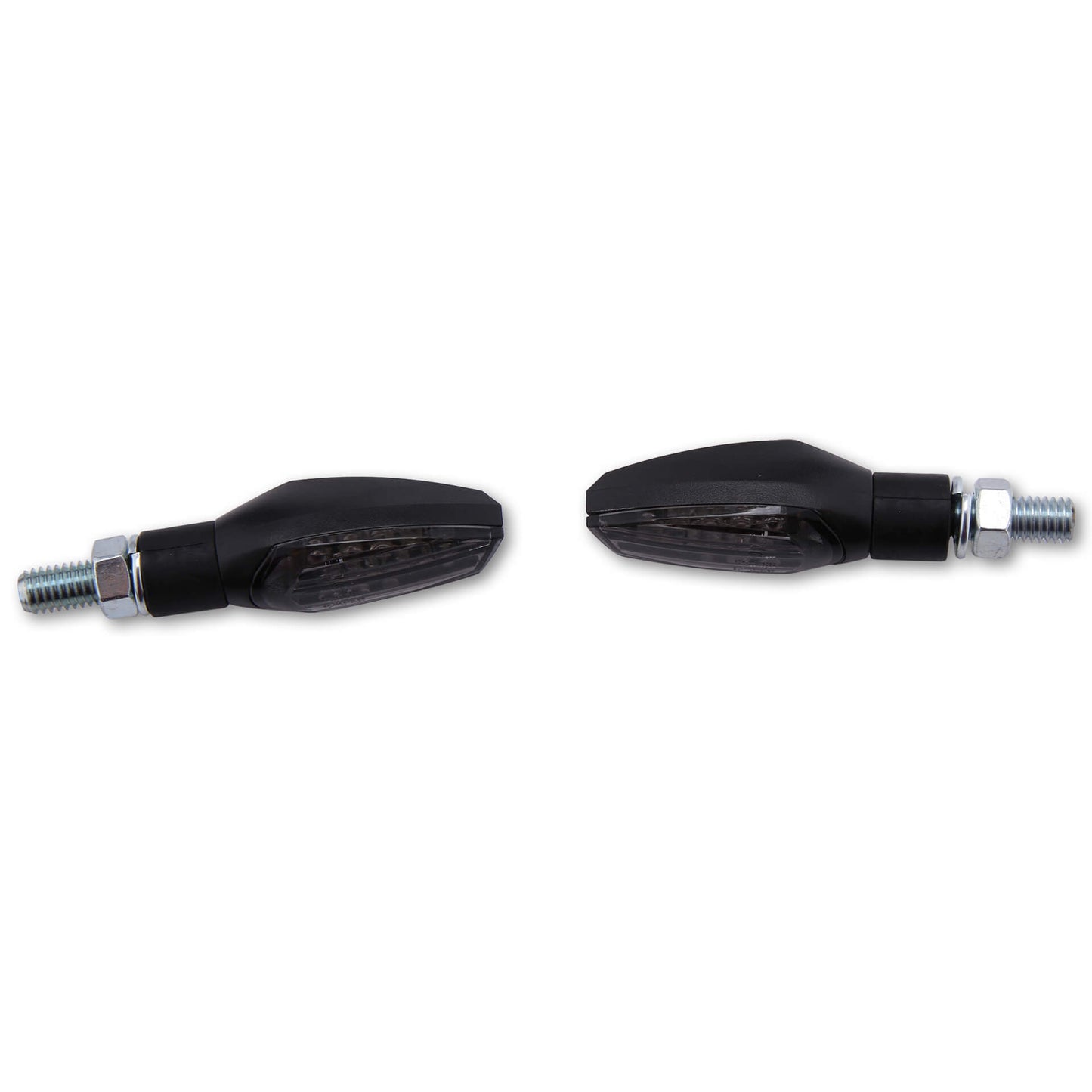 HIGHSIDER Nova Motorrad LED Blinker schwarz Rauchglas E-geprüft (Paar)
