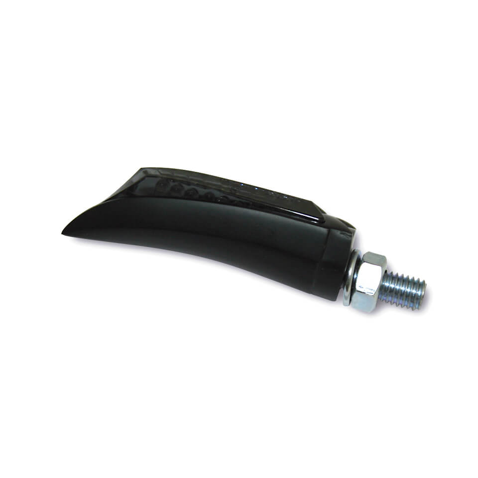 HIGHSIDER Motorrad LED Blinker Positionslicht ARC Schwarz Getönt 2in1 E-geprüft