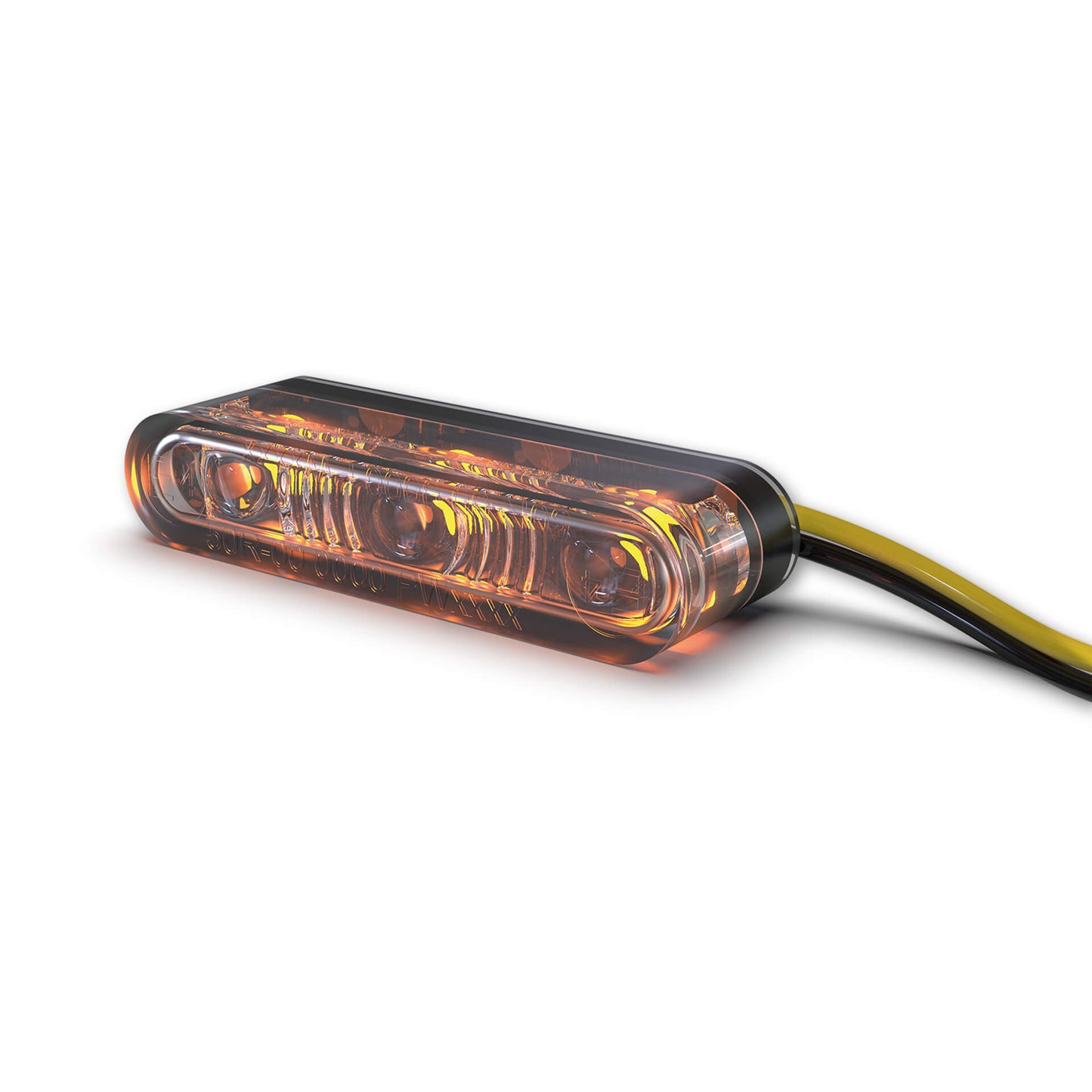 HIGHSIDER Star-MX1 Motorrad LED Blinker Modul Rauchgrau, E-geprüft (Paar)