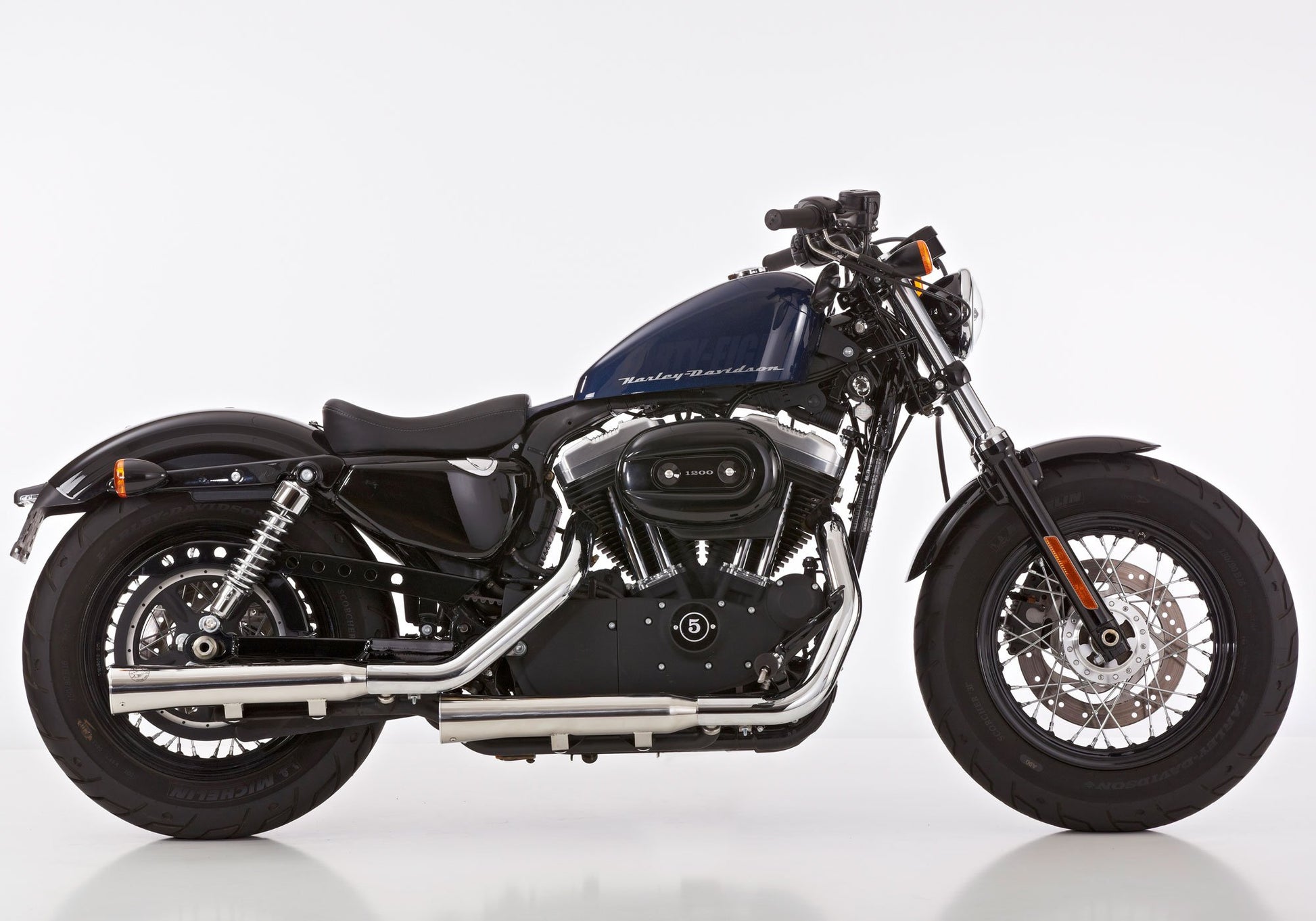 FALCON Auspuff passend für HARLEY DAVID SPORTSTER XL 1200X Forty-Eight 2014-2016 - Kama Bike Parts