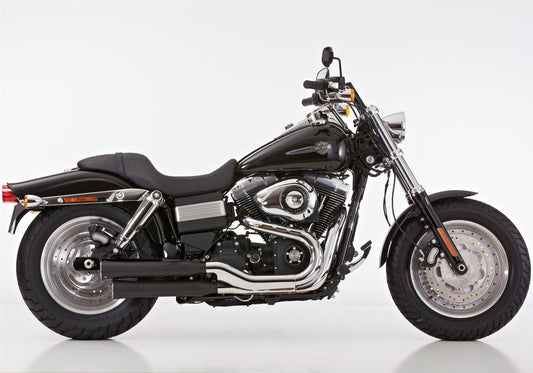 FALCON Auspuff passend für Harley Davidson DYNA Fat Bob 1688 2013-2016 - Kama Bike Parts