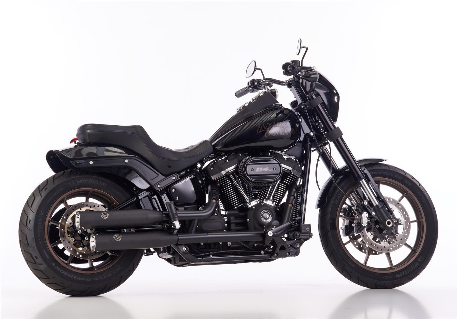 FALCON Auspuff passend für Harley Davidson SOFTAIL Fat Boy 114 2021-2024 - Kama Bike Parts