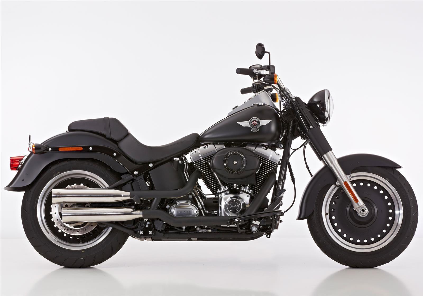 FALCON Auspuff passend für Harley Davidson SOFTAIL Fat Boy S 1688 2015-2016 - Kama Bike Parts