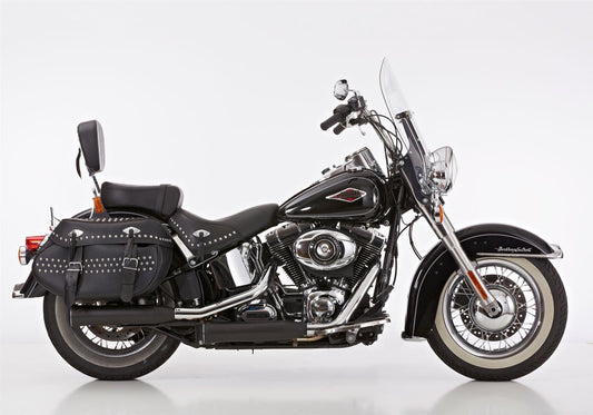 FALCON Auspuff passend für Harley Davidson SOFTAIL Heritage Classic 96 2007-2010 - Kama Bike Parts
