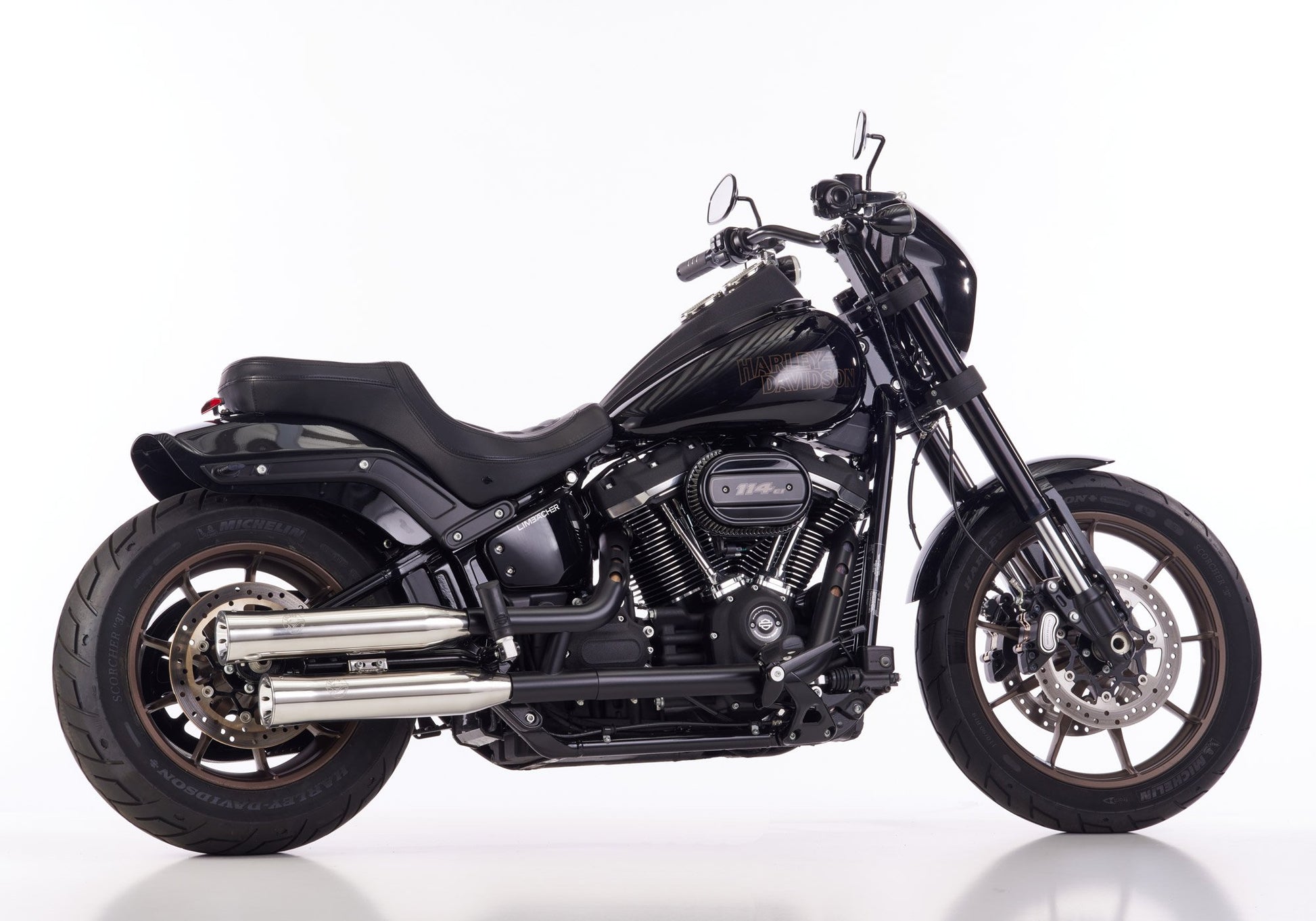 FALCON Auspuff passend für Harley Davidson SOFTAIL Street Bob 114 2021-2024 - Kama Bike Parts