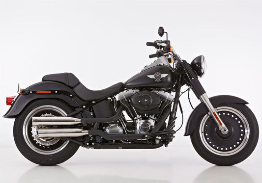 FALCON Auspuff Passend passend für Harley DAVID SOFTAIL Fat Boy Lo/Special 1688 2012-2016 - Kama Bike Parts
