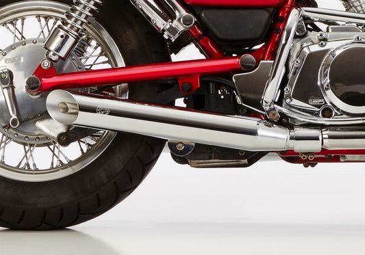 FALCON Cromo Line Auspuff passend für SUZUKI VS 600 Intruder 1995-1997 - Kama Bike Parts