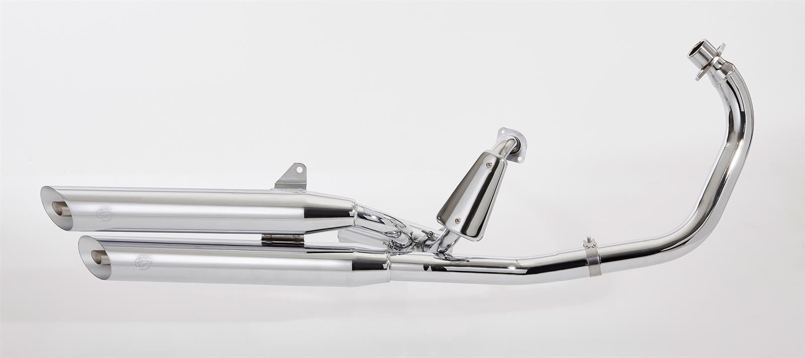 FALCON Cromo Line Auspuff passend für Yamaha XV535 Virago 1988-2003 - Kama Bike Parts