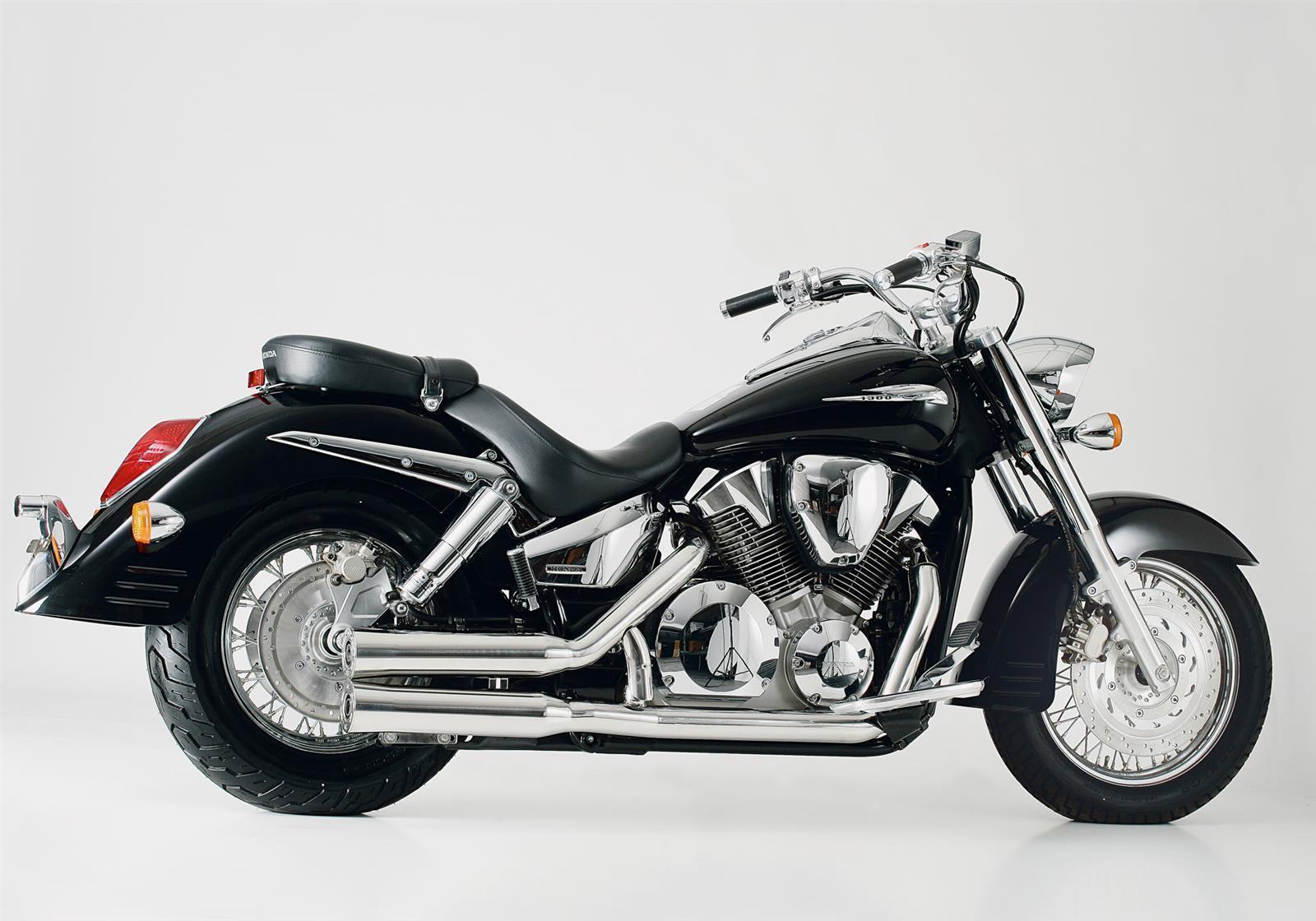 FALCON Double Groove Auspuff Komplettanlage passend für Honda VTX1800 2001-2006 - Kama Bike Parts