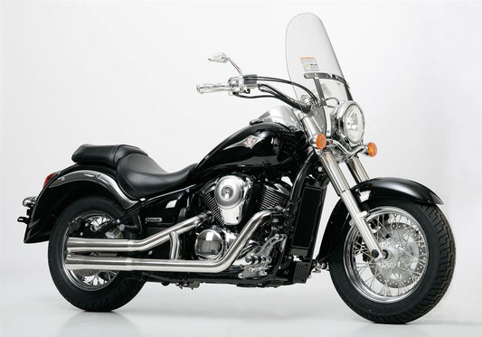 FALCON Double Groove Auspuff passend für Kawasaki VN 900 Classic 2006-2016 - Kama Bike Parts