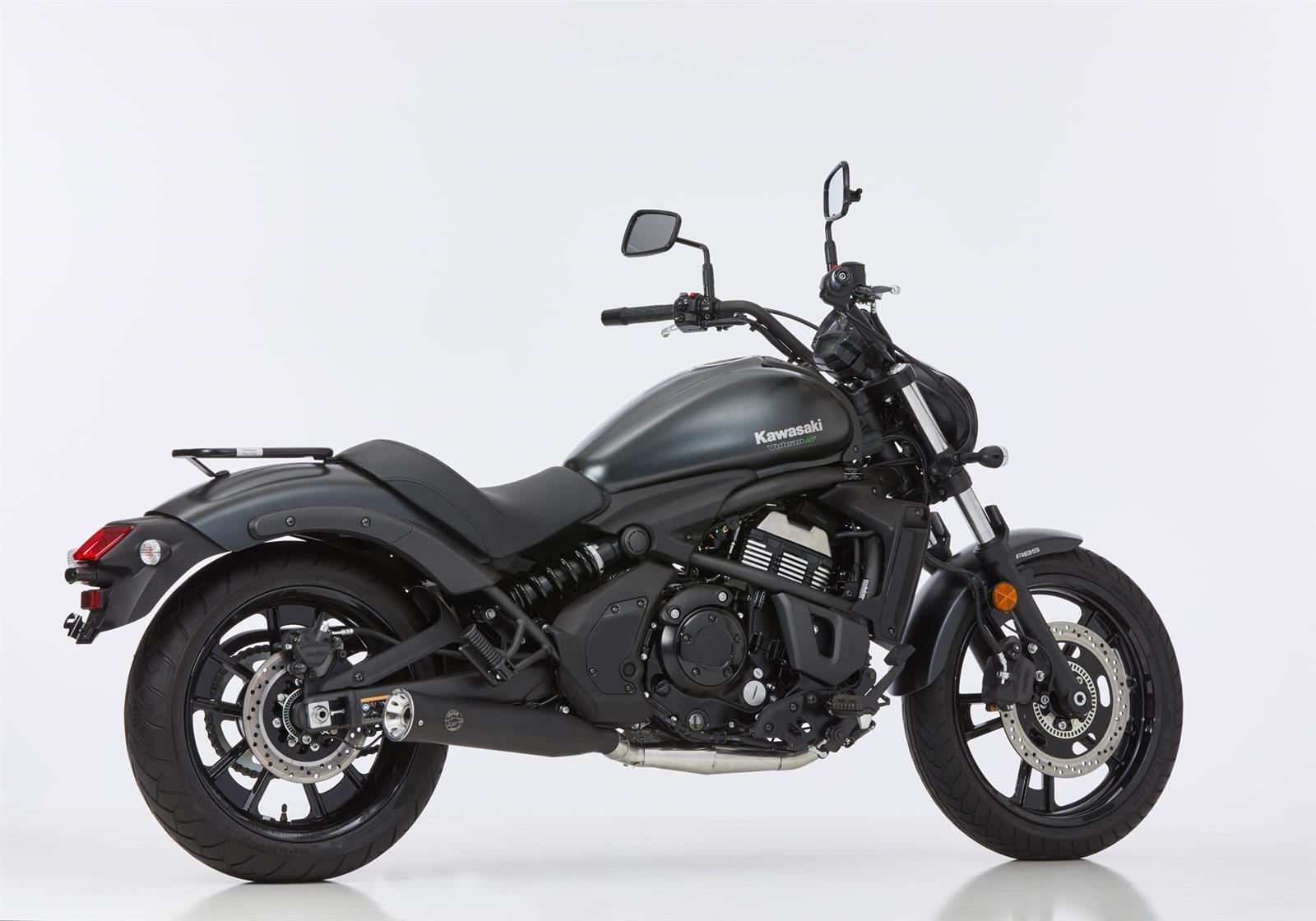 FALCON Double Groove Auspuff passend für Kawasaki Vulcan S 650 2021-2024 - Kama Bike Parts