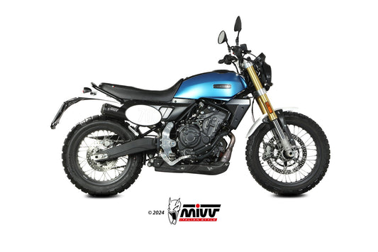 MIVV X-M1 Auspuff schwarz passend für FANTIC CABALLERO 700 2024-2026