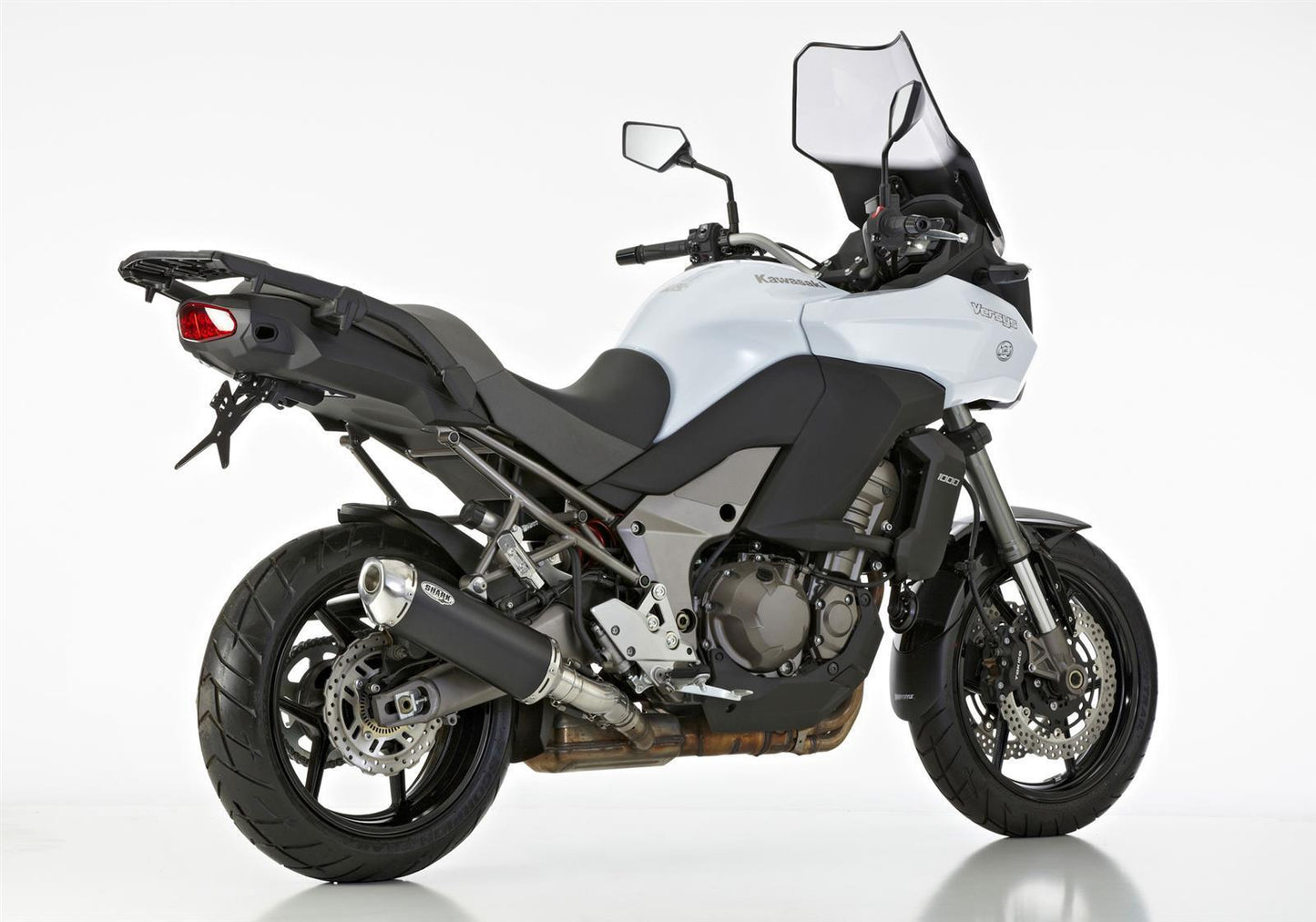 SHARK DSX-5 Auspuff schwarz passend für Kawasaki Versys 1000 2019-2024