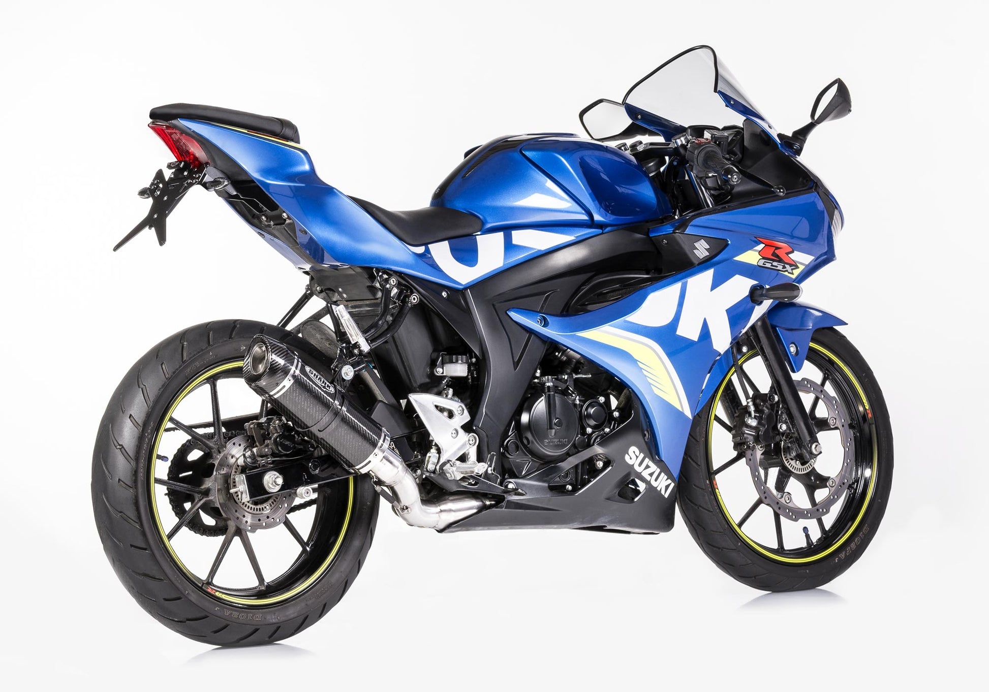 SHARK Street GP Aupuff (1-1) passend für SUZUKI GSX-S 125 2022-2025 - Kama Bike Parts